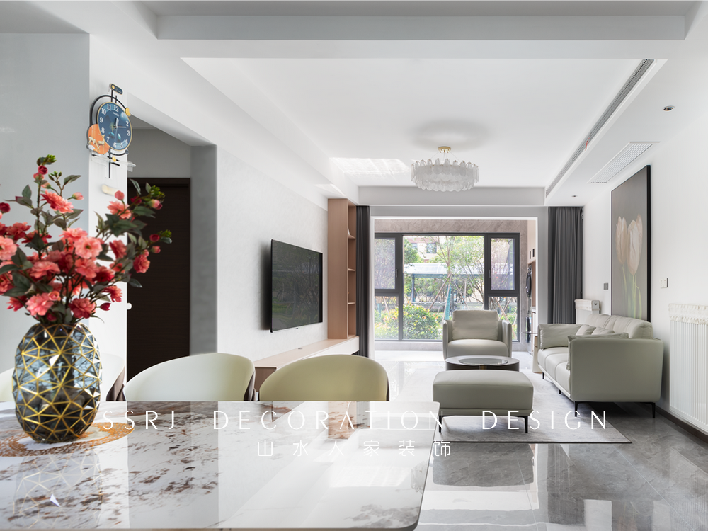 百秀城140平現(xiàn)代風格裝修效果圖