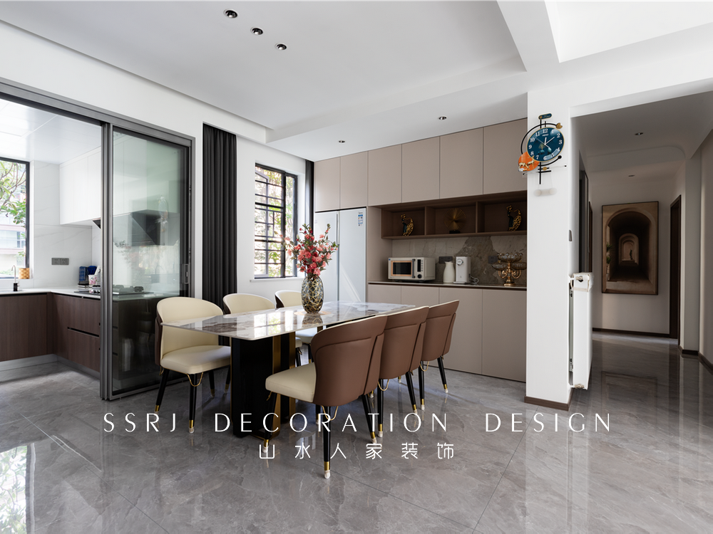 百秀城140平現(xiàn)代風格裝修效果圖