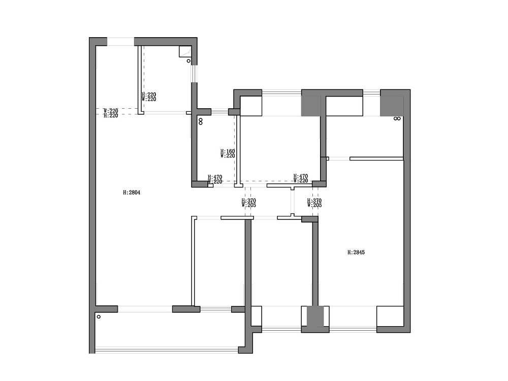 華僑城歡樂(lè)天際129平現(xiàn)代風(fēng)格裝修效果圖
