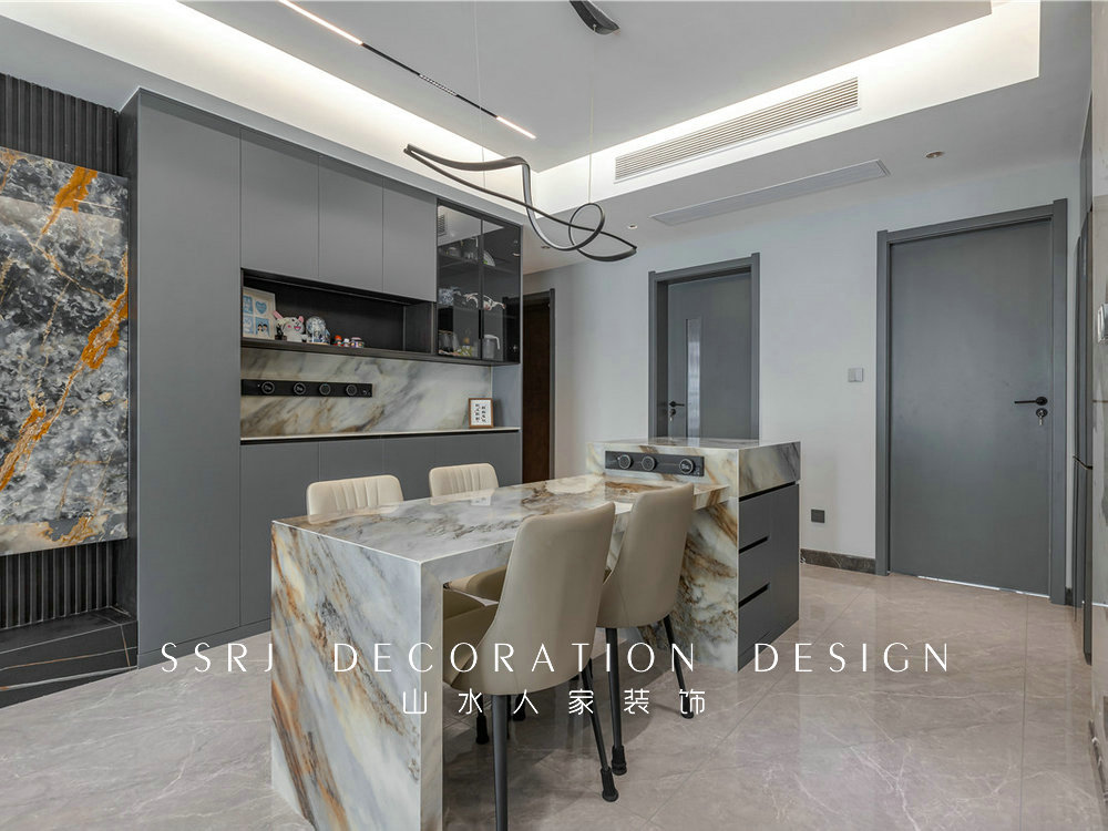 望江府115平現(xiàn)代簡(jiǎn)約風(fēng)格裝修效果圖