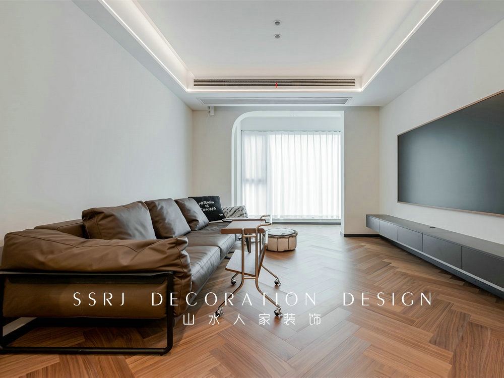 興華尚都國(guó)際106平中古風(fēng)格裝修效果圖