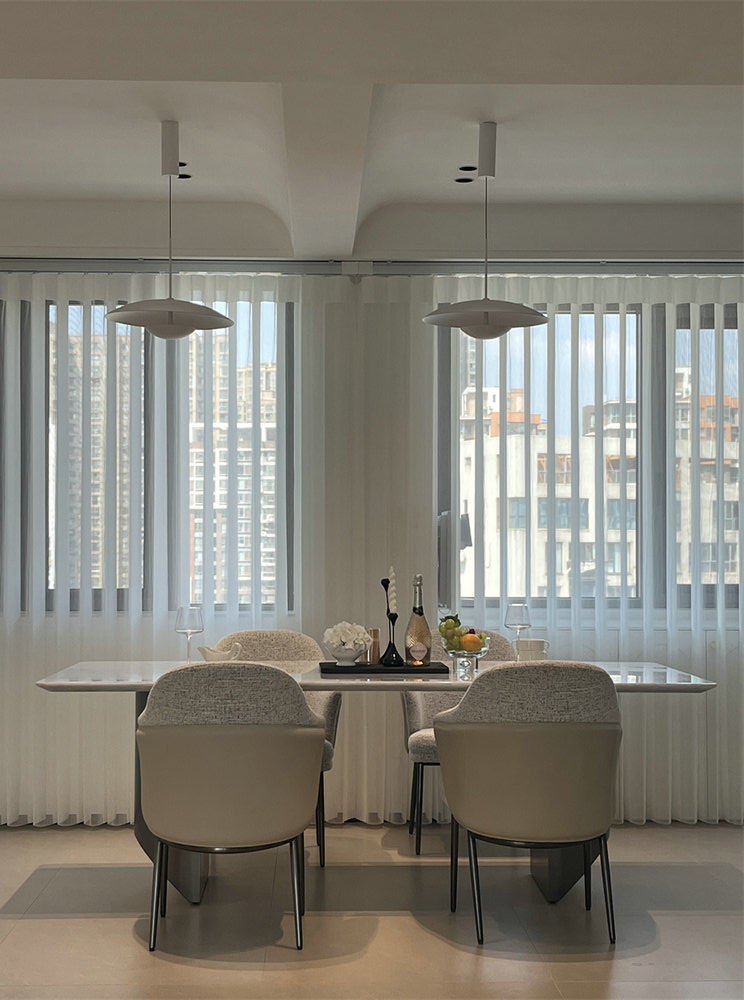 大華南湖世家160平輕法式風(fēng)格裝修效果圖