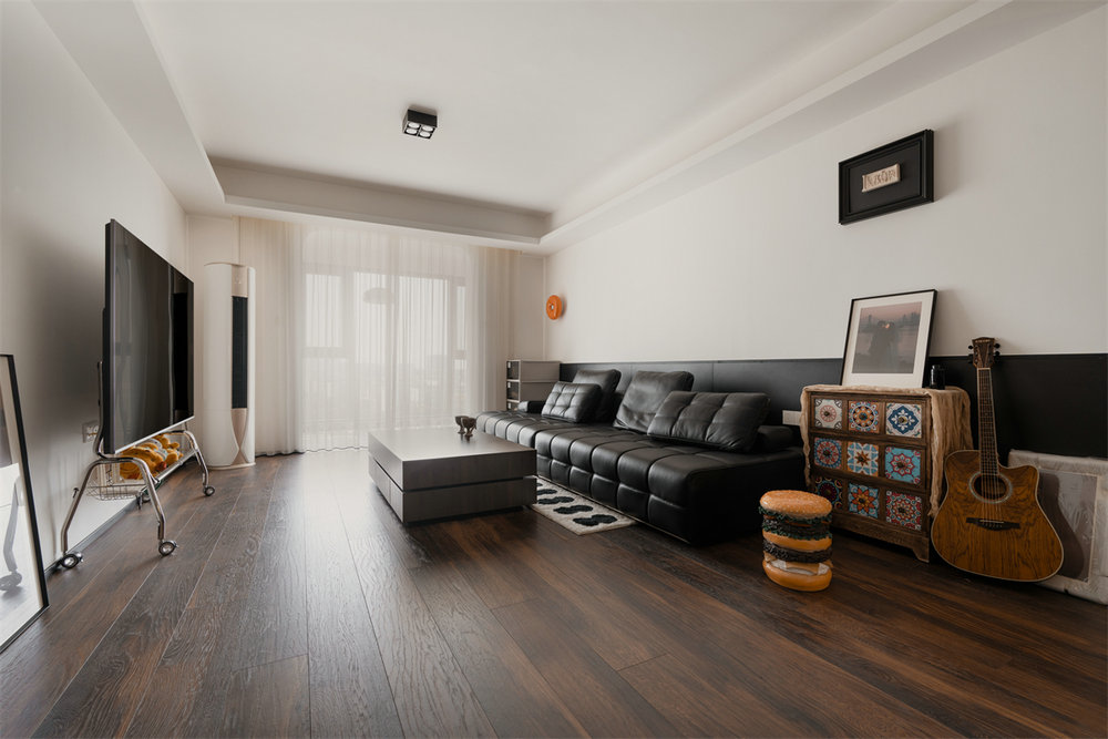 萬(wàn)科城花璟苑90平復(fù)古風(fēng)格裝修效果圖