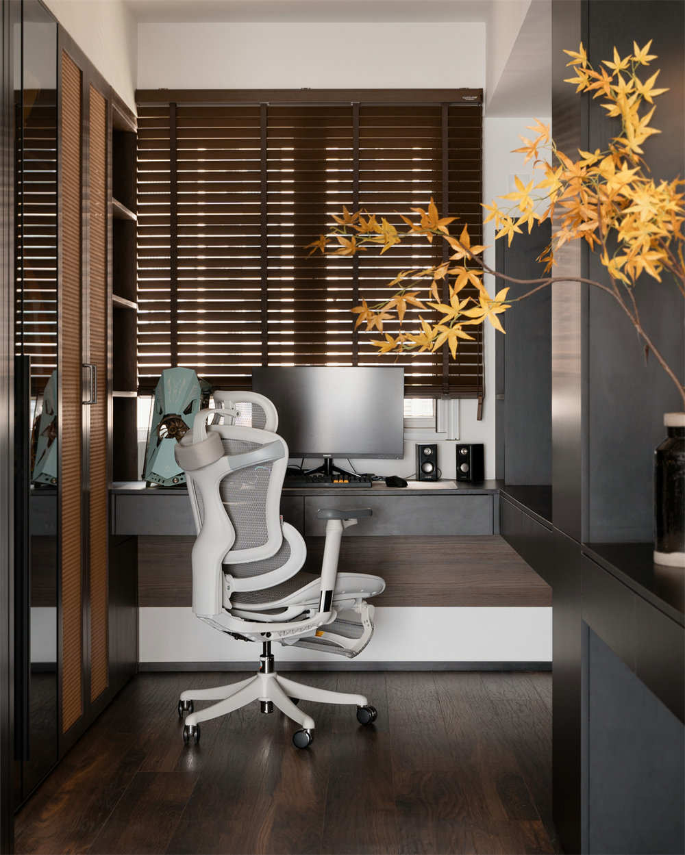 萬(wàn)科城花璟苑90平復(fù)古風(fēng)格裝修效果圖