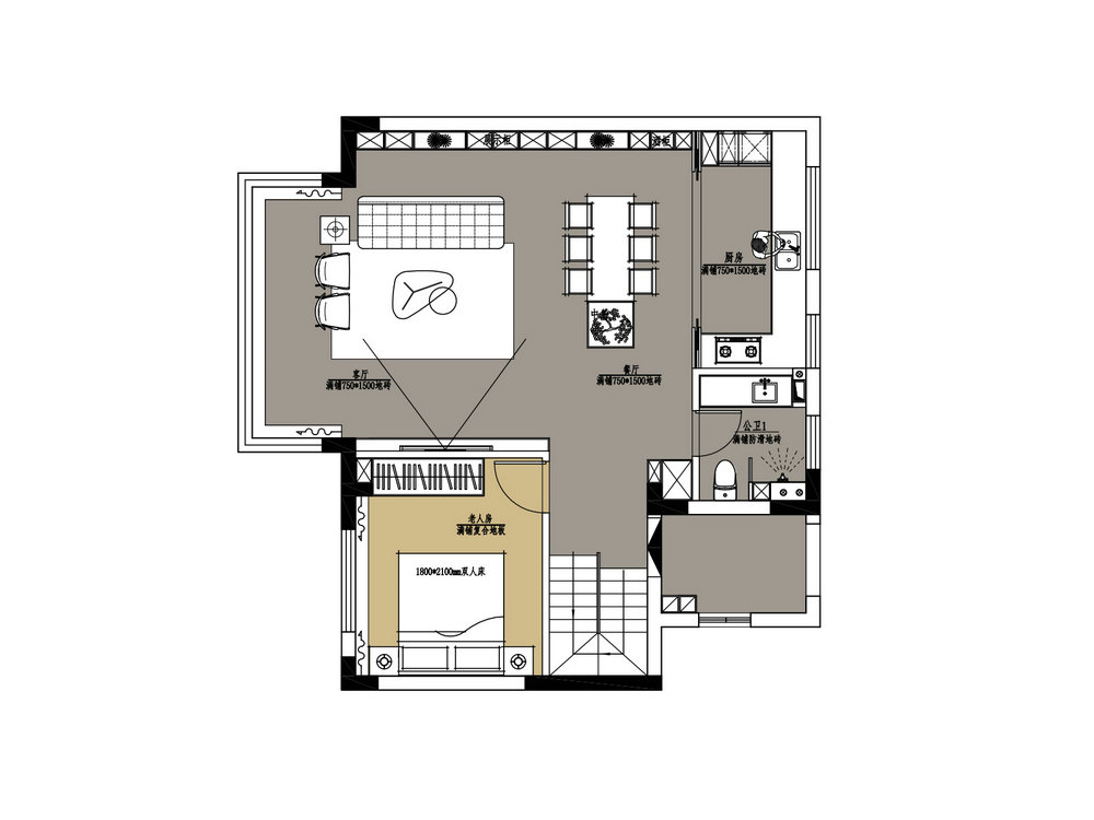 碧樂城170平現(xiàn)代風(fēng)格別墅裝修效果圖