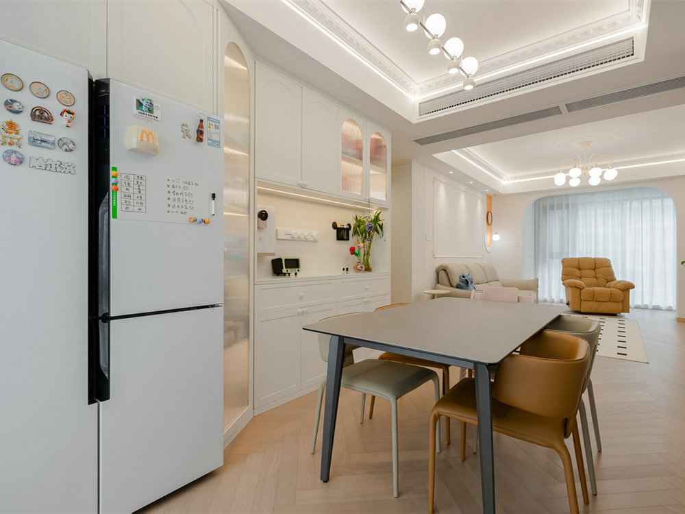 臨江府127平法式奶油風(fēng)格裝修效果圖