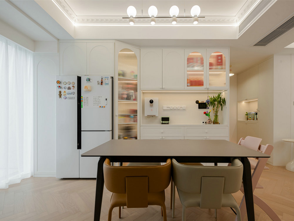 臨江府127平法式奶油風(fēng)格裝修效果圖