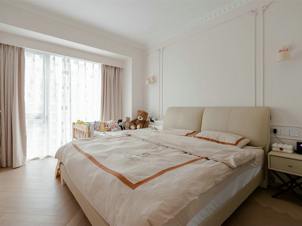 臨江府127平法式奶油風(fēng)格裝修效果圖