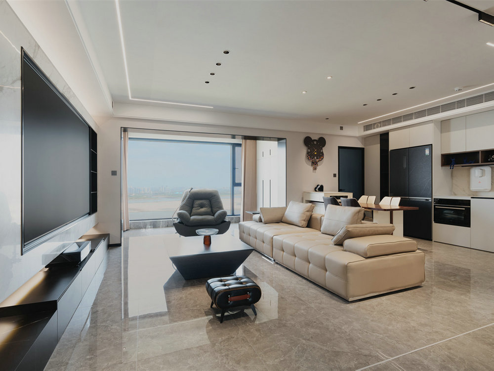 青山樽197平現(xiàn)代風格裝修效果圖