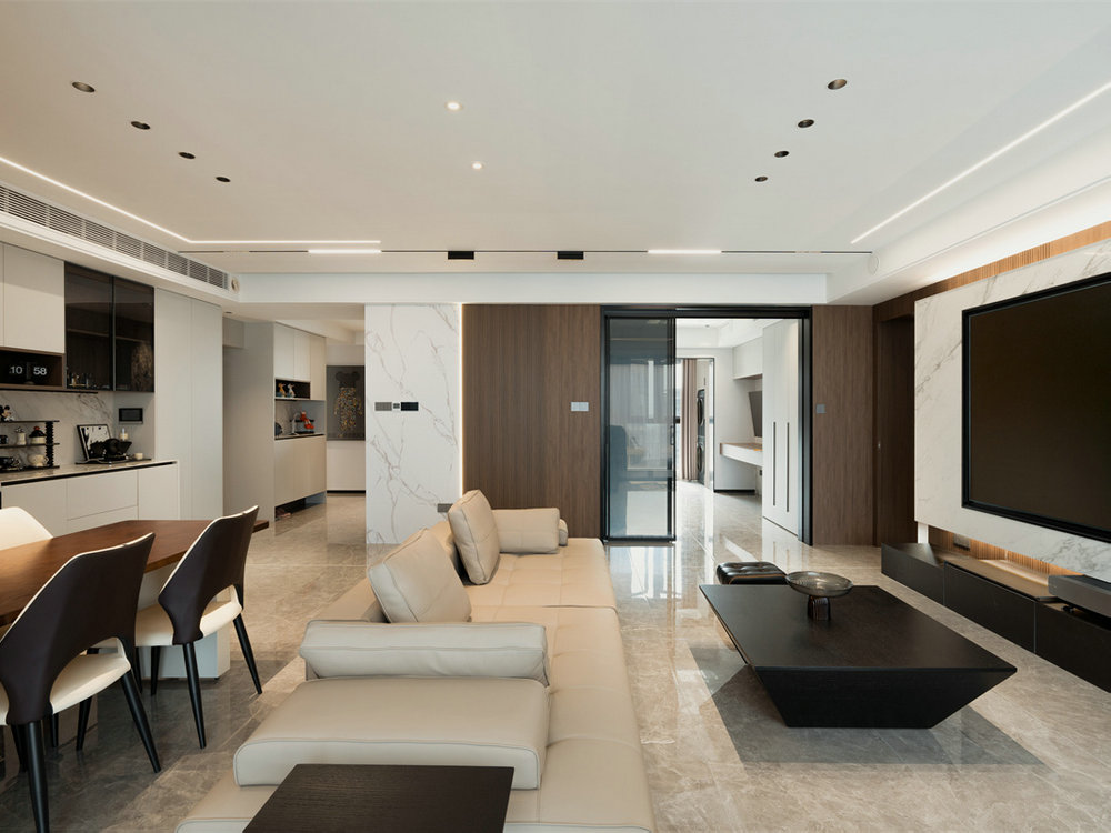 青山樽197平現(xiàn)代風格裝修效果圖