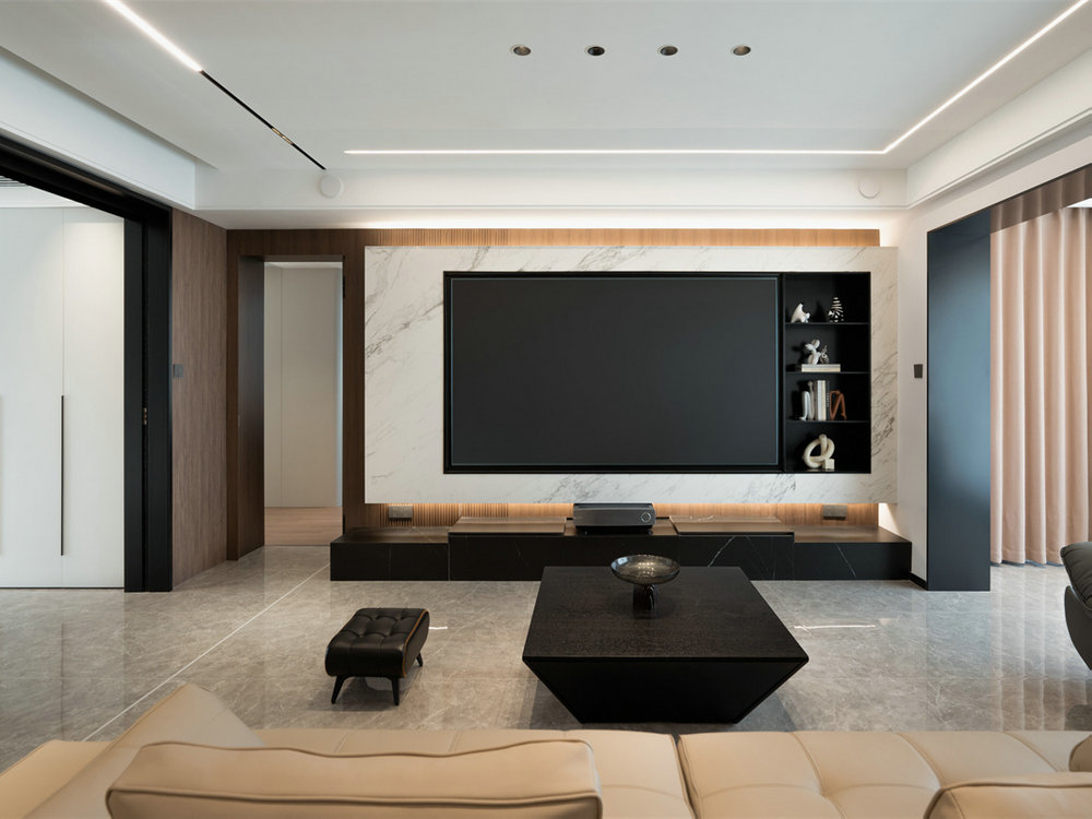 青山樽197平現(xiàn)代風格裝修效果圖