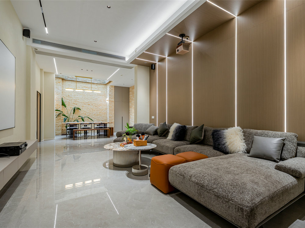 國(guó)采光立方現(xiàn)代風(fēng)格別墅裝修效果圖