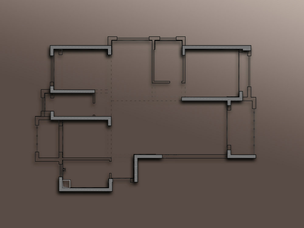 興華尚都國際133平現(xiàn)代輕奢風格裝修效果圖