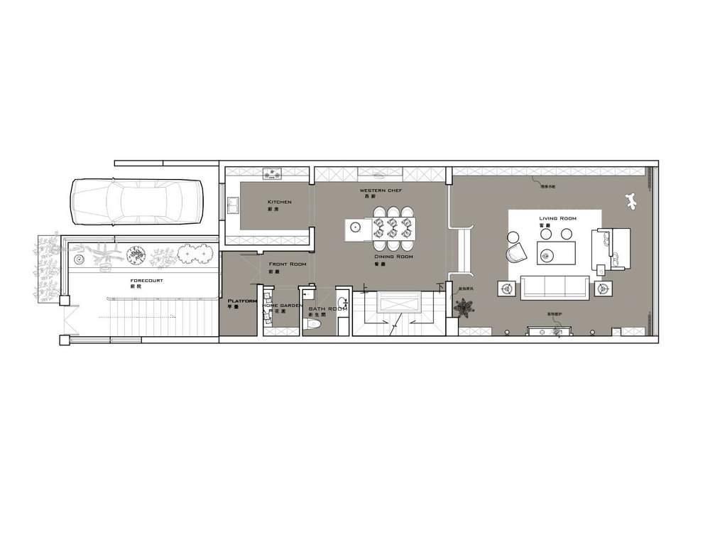 長源假日港灣別墅現(xiàn)代美式風格別墅裝修效果圖