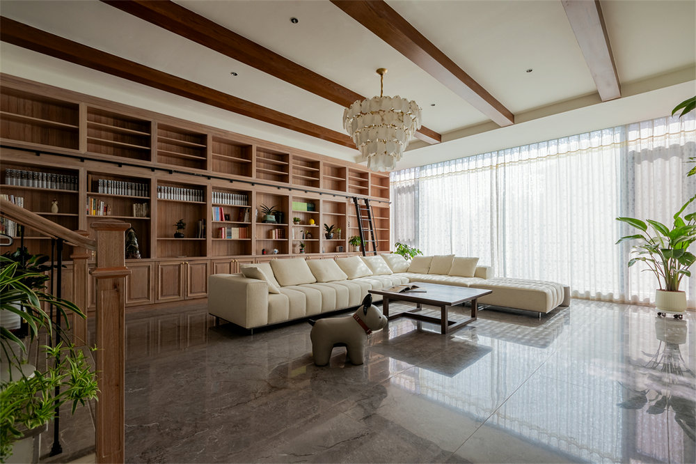 長源假日港灣別墅現(xiàn)代美式風格別墅裝修效果圖