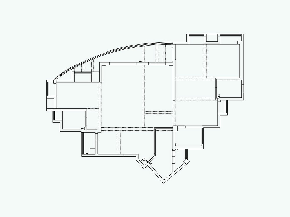 金沙泊岸220平新中式風格裝修效果圖