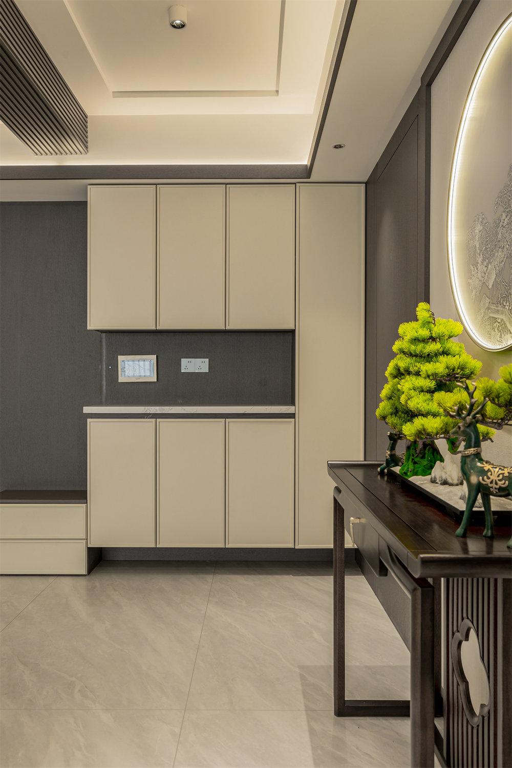 金沙泊岸220平新中式風格裝修效果圖