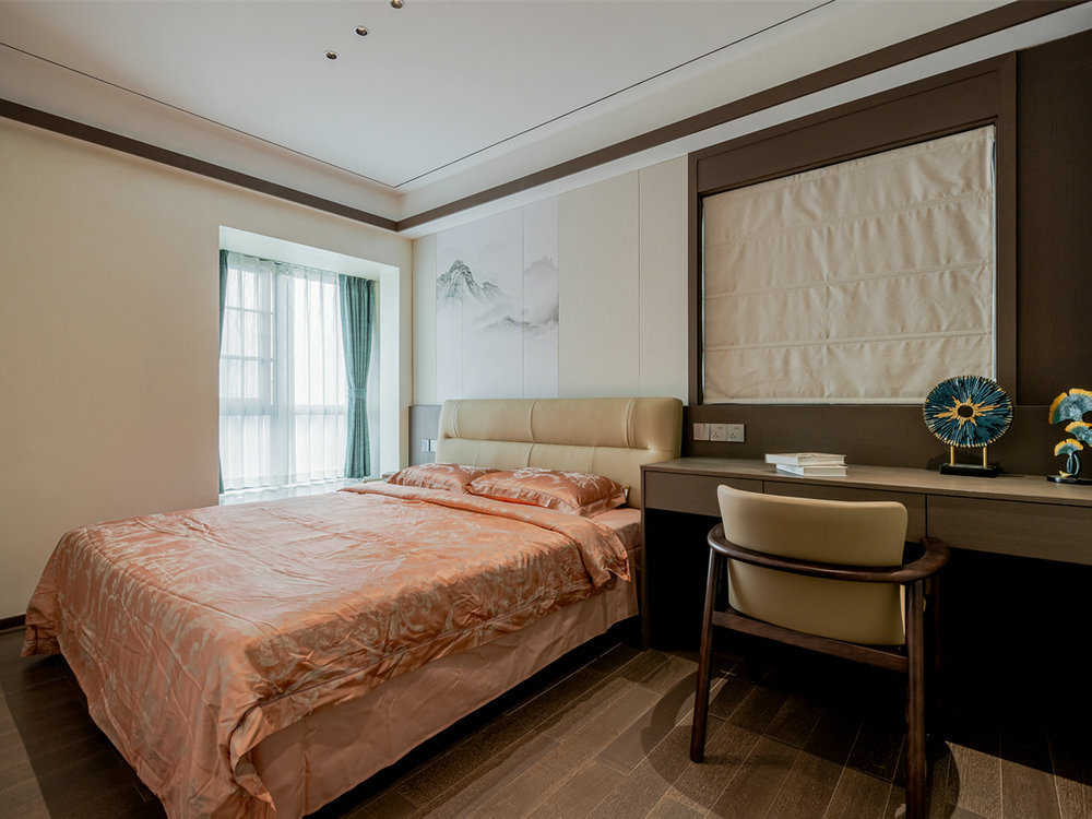 金沙泊岸220平新中式風格裝修效果圖