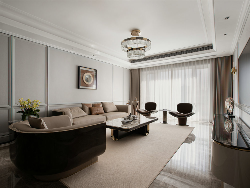 中海萬松九里270平港式輕奢風(fēng)裝修效果圖