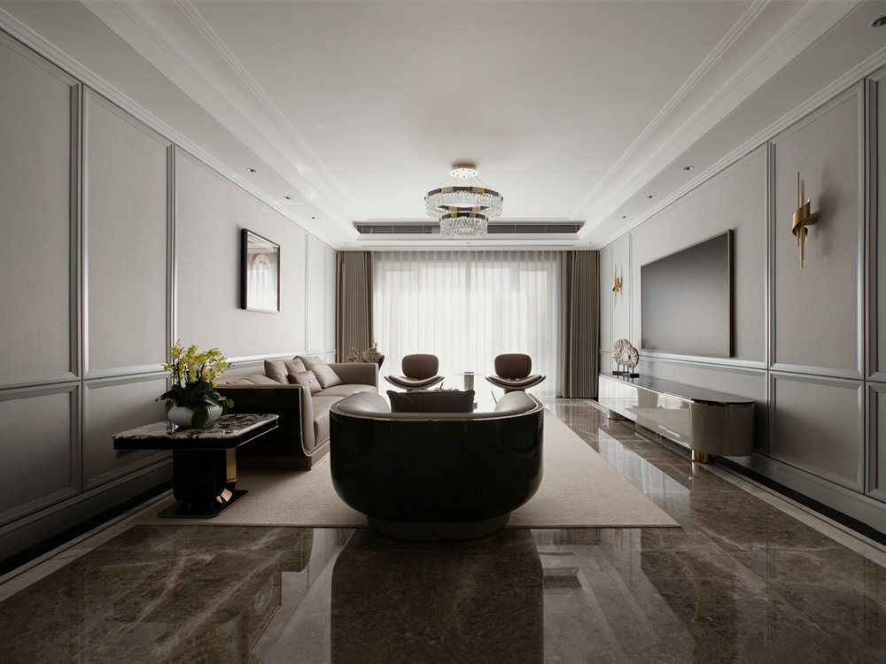 中海萬松九里270平港式輕奢風(fēng)裝修效果圖