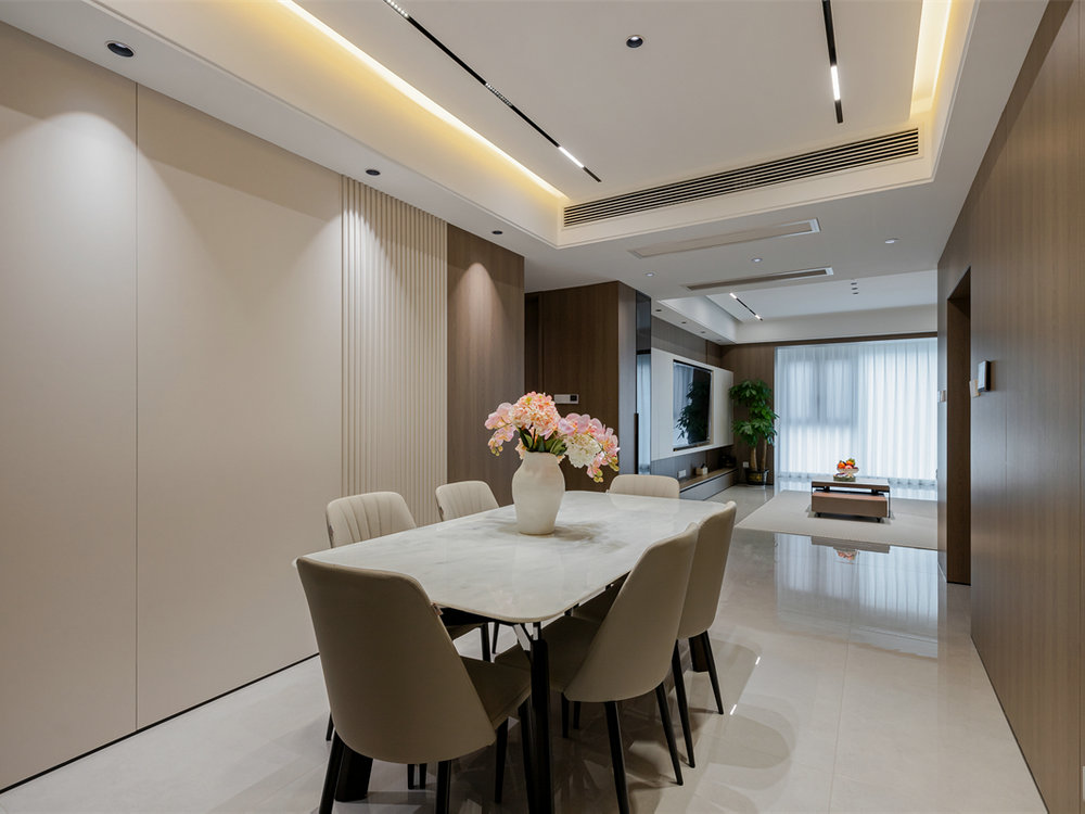 融僑濱江城美域181平現(xiàn)代風(fēng)格裝修效果圖