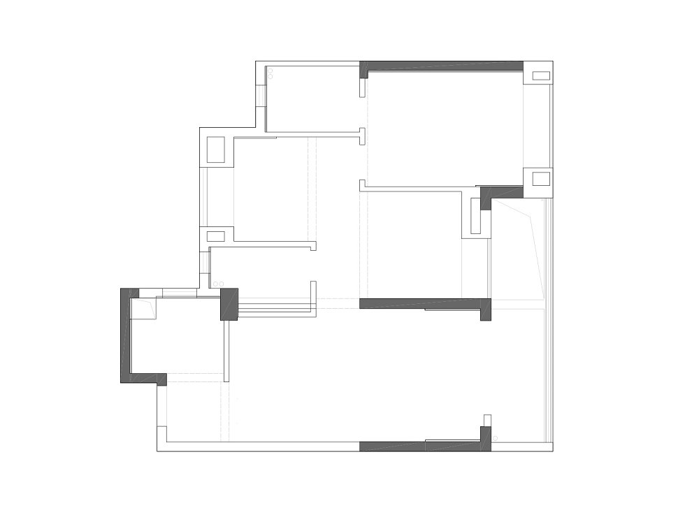 尚城國際106平意式極簡風(fēng)格裝修效果圖