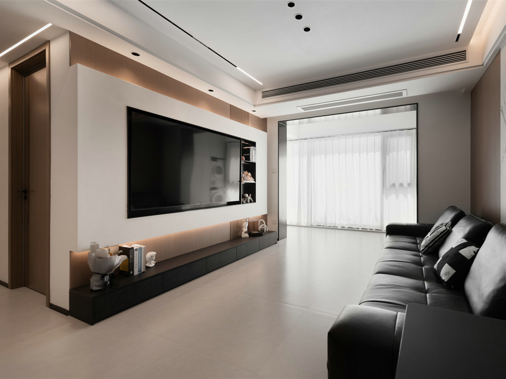 尚城國際106平意式極簡風(fēng)格裝修效果圖