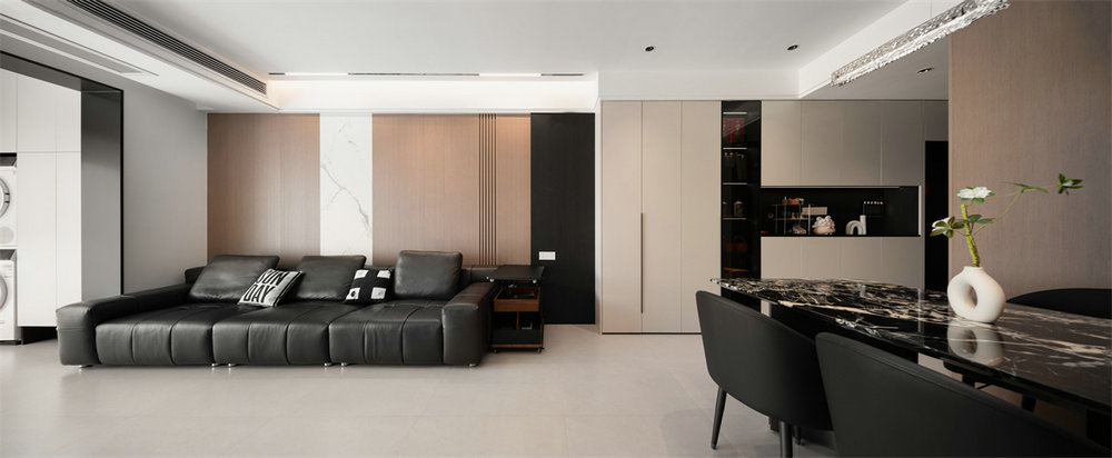 尚城國際106平意式極簡風(fēng)格裝修效果圖