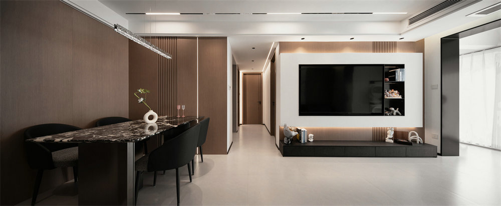 尚城國際106平意式極簡風(fēng)格裝修效果圖