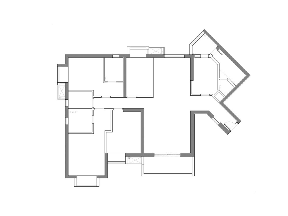 世紀(jì)江尚186平現(xiàn)代風(fēng)格裝修效果圖
