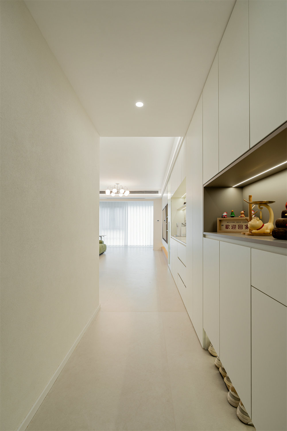 中建鉑公館112平奶油風(fēng)格裝修效果圖