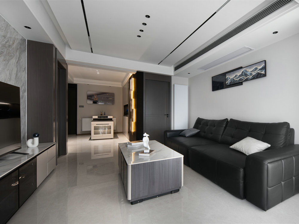 永泰時代95平現(xiàn)代輕奢風格裝修效果圖