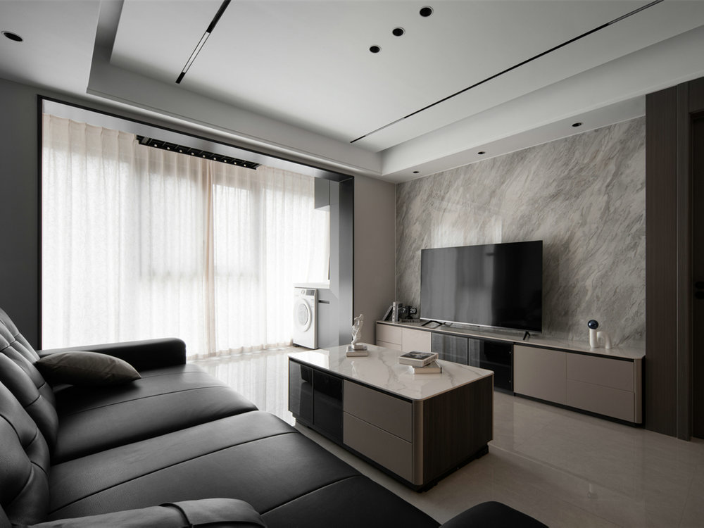 永泰時代95平現(xiàn)代輕奢風格裝修效果圖