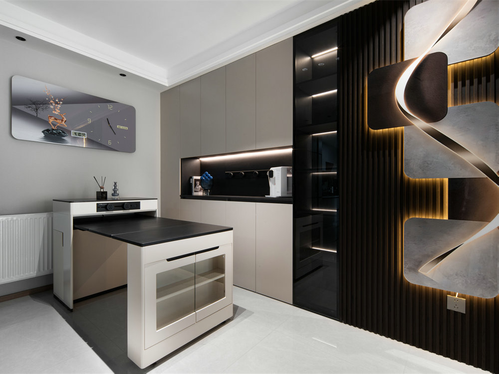 永泰時代95平現(xiàn)代輕奢風格裝修效果圖