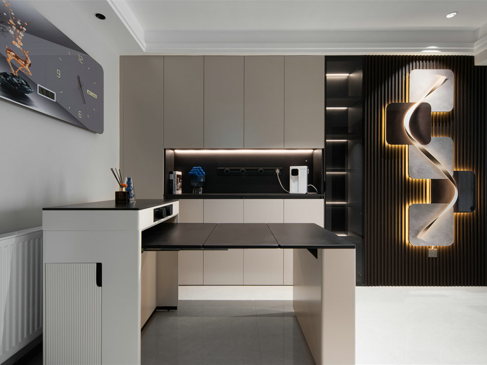 永泰時代95平現(xiàn)代輕奢風格裝修效果圖