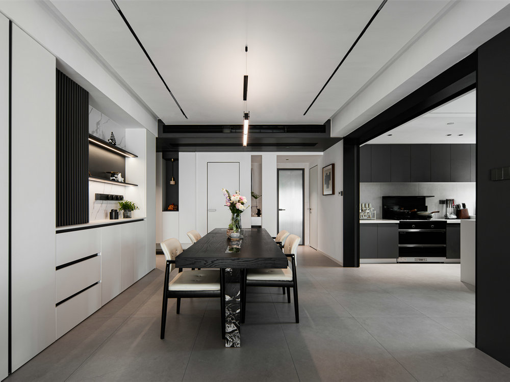 漢陽印象135平現(xiàn)代風格裝修效果圖