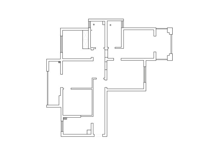 海林廣場(chǎng)123平現(xiàn)代風(fēng)格裝修效果圖