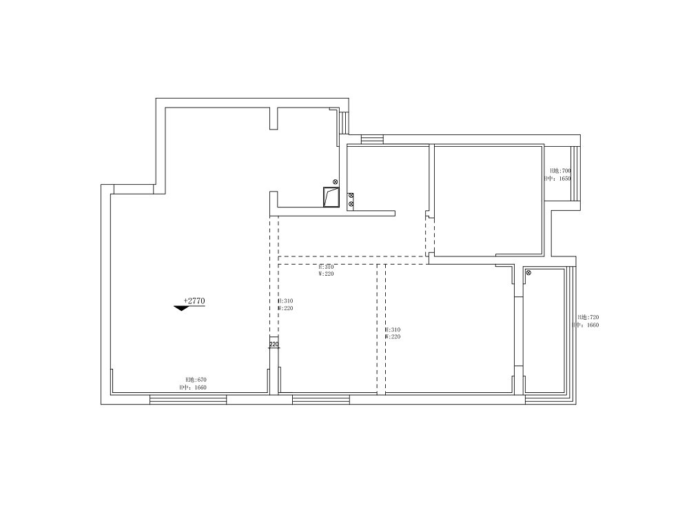 融創(chuàng)95號(hào)院95平中古風(fēng)格裝修效果圖