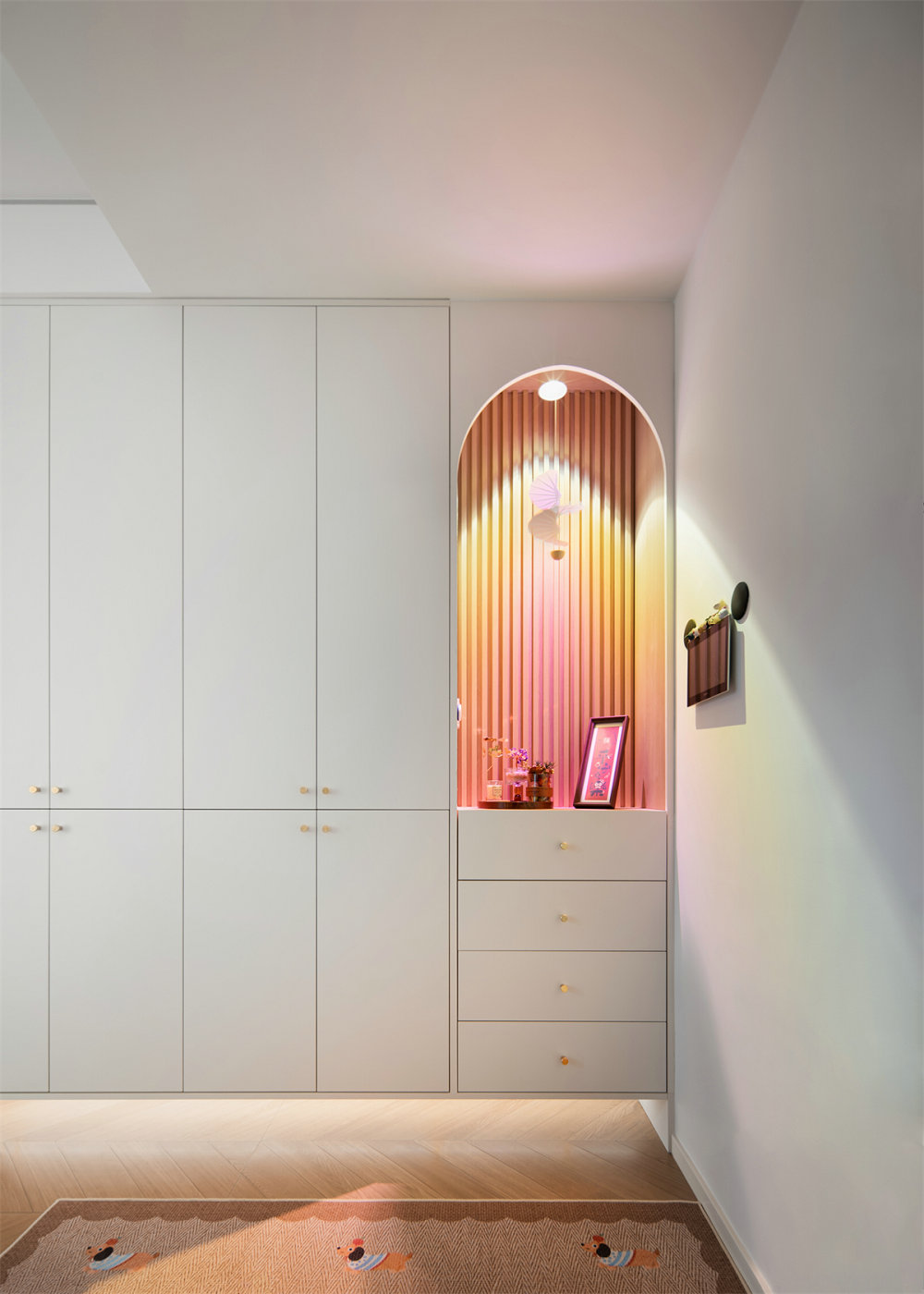 融創(chuàng)95號(hào)院95平中古風(fēng)格裝修效果圖