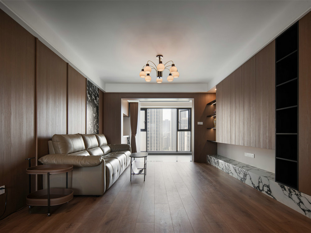 天匯龍城龍桂苑143平中古風(fēng)格裝修效果圖