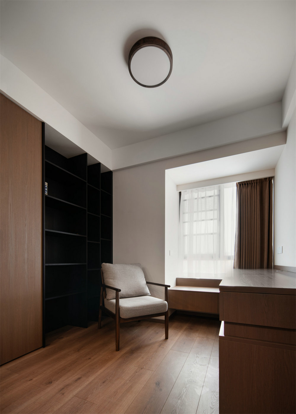 天匯龍城龍桂苑143平中古風(fēng)格裝修效果圖