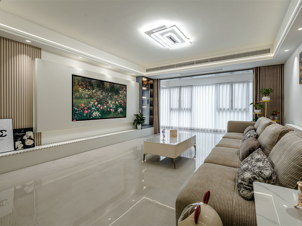 嘉河盛景190平現(xiàn)代風格裝修效果圖