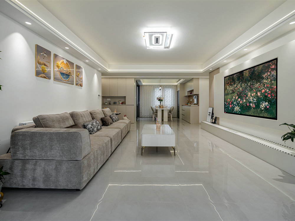 嘉河盛景190平現(xiàn)代風格裝修效果圖