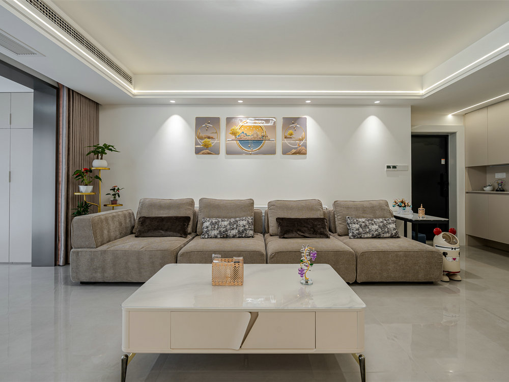 嘉河盛景190平現(xiàn)代風格裝修效果圖