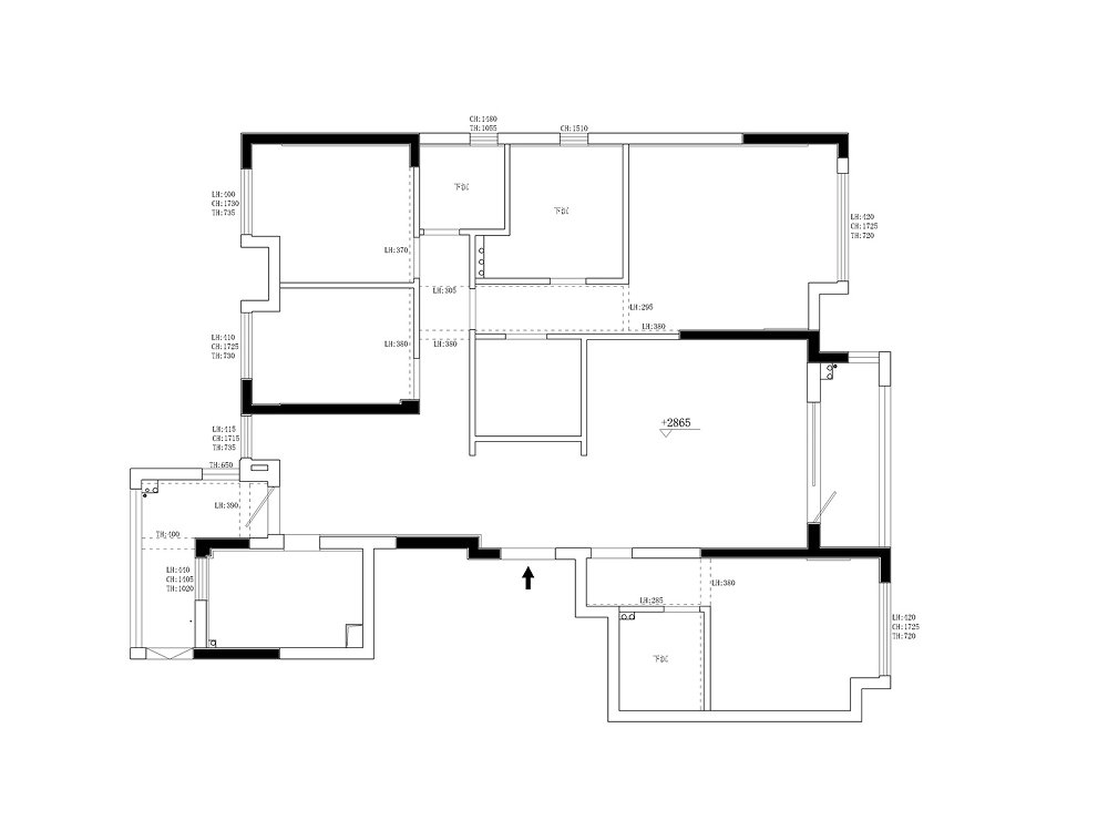 融創(chuàng)瀾岸170平現(xiàn)代輕奢風(fēng)格裝修效果圖