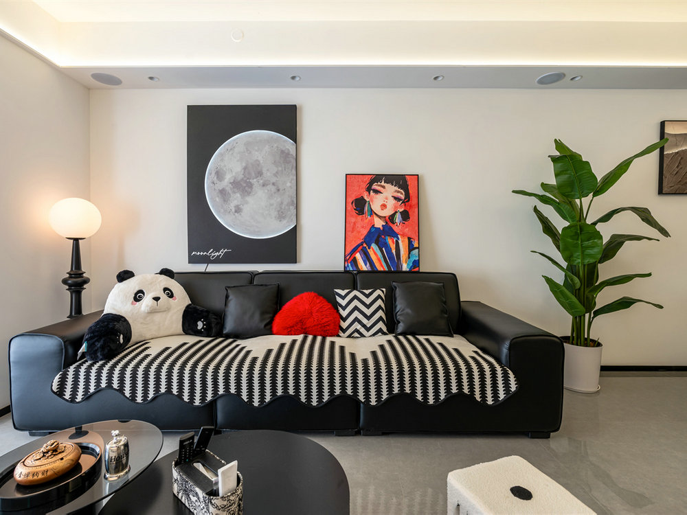 旭輝江悅府120平奶油風(fēng)格裝修效果圖