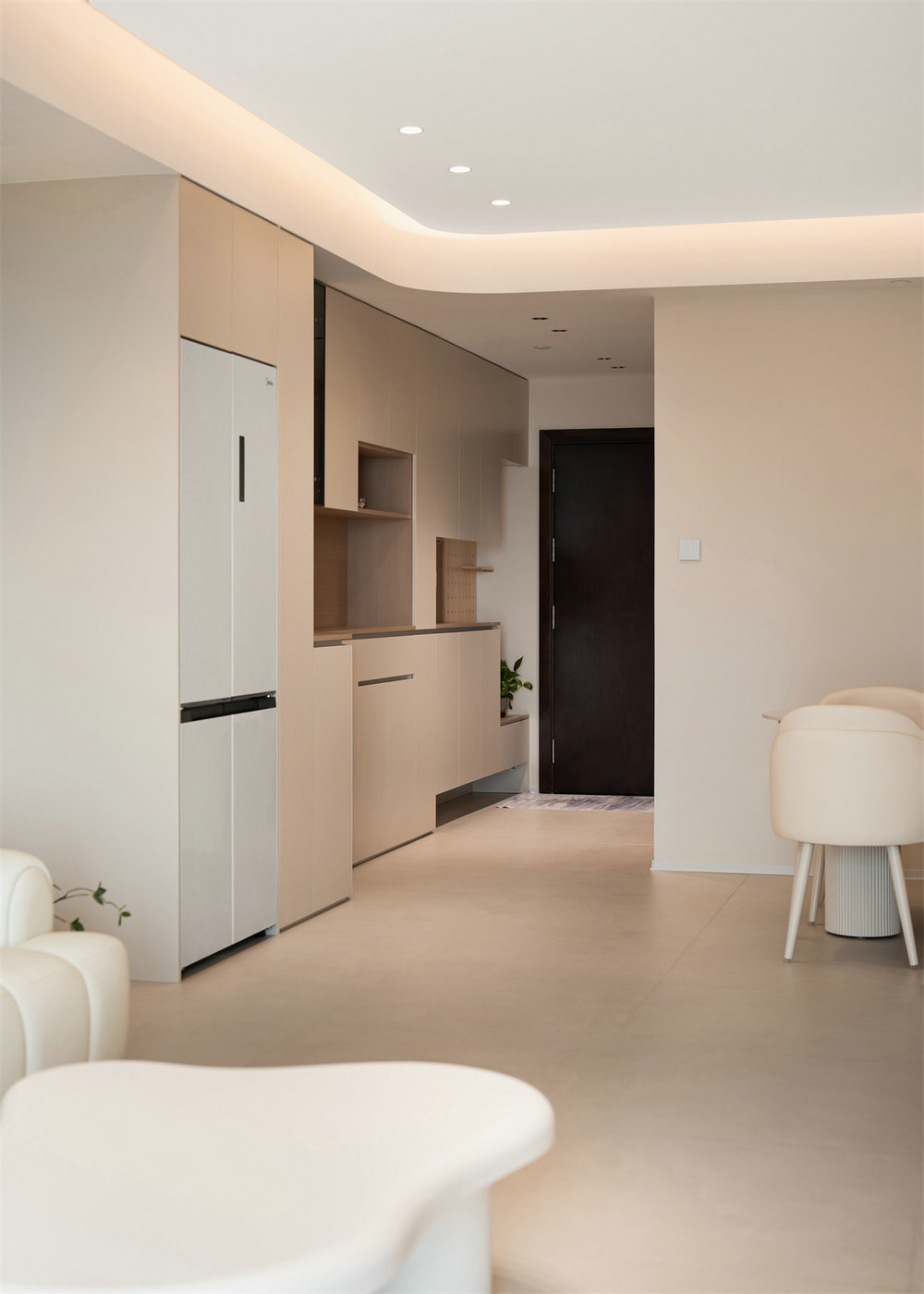 中建閱江府120平奶油風格裝修效果圖