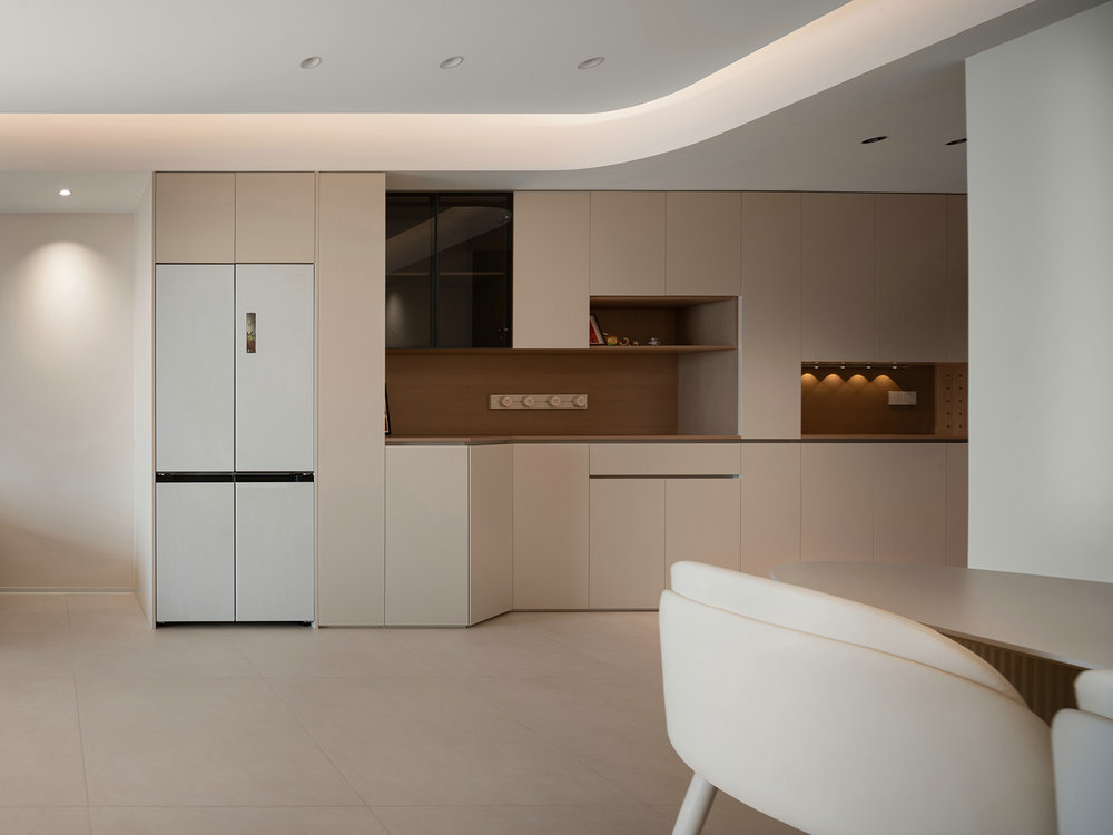 中建閱江府120平奶油風格裝修效果圖