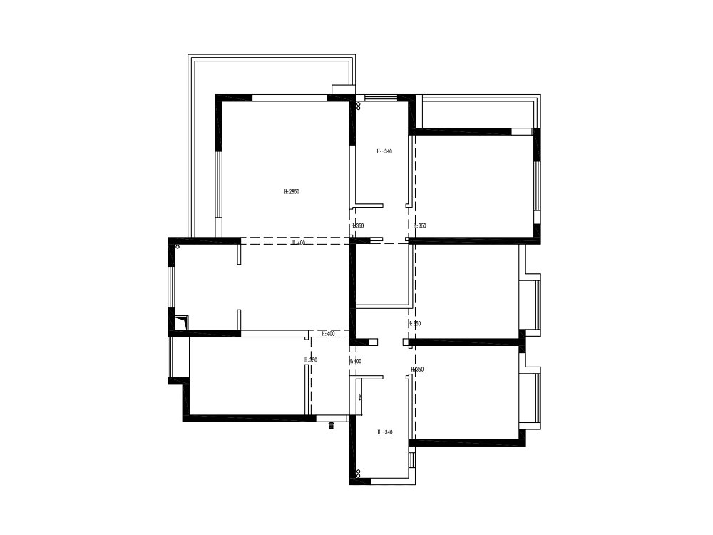 鵬湖灣180平中古風(fēng)格裝修效果圖