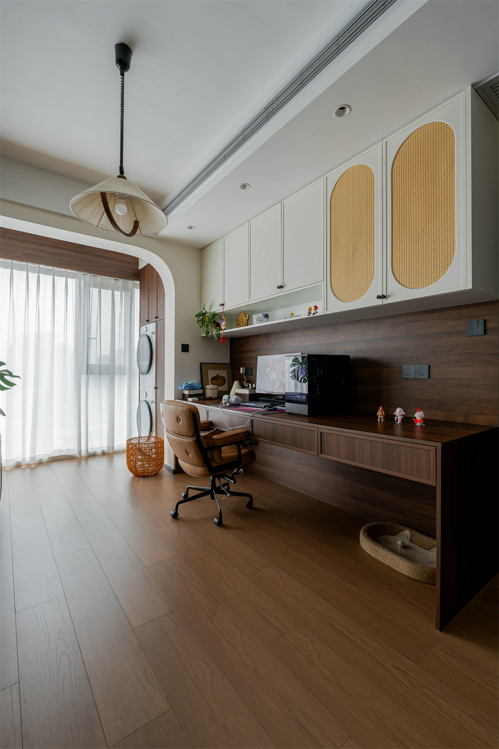 國博城鳳棲居122平中古風格裝修效果圖